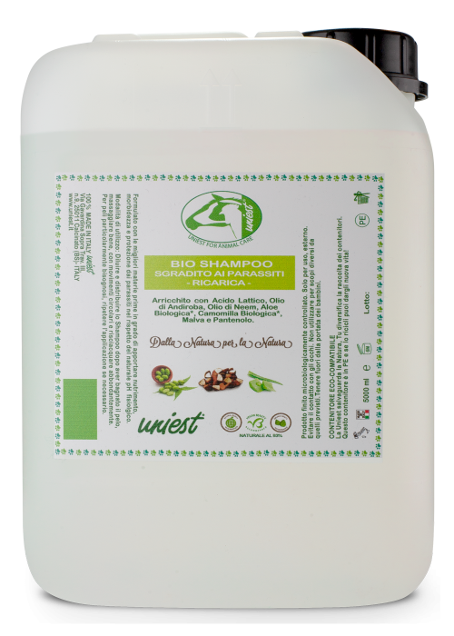 bio shampoo sgradito ai parassiti 5000 ml