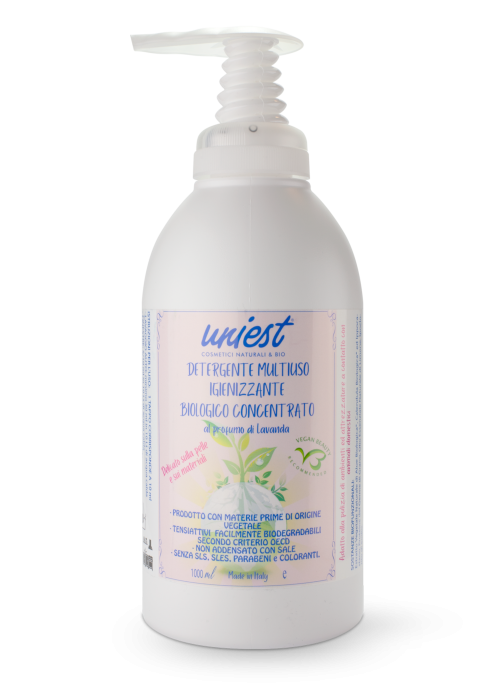 detergente multiuso igienizzante biologico concentrato con dispenser