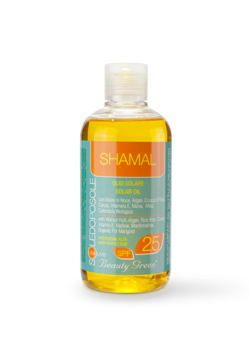 shamal olio solare protezione media spf 25