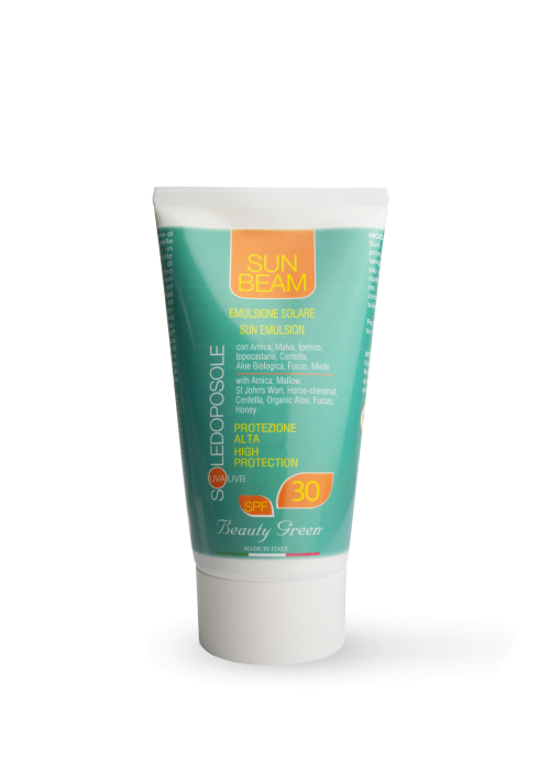 sun beam emulsione solare protezione alta spf 30